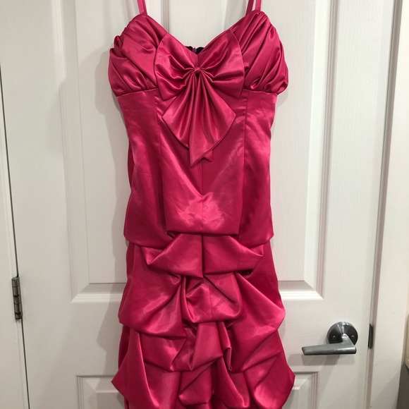 Pink girly custom made dress - Picture 1 of 3